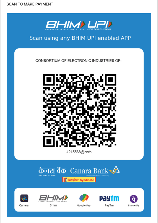 CLIKTRONIKA 2026 delegate payment QR code